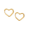 18K Gold Plated Love Stud Earrings