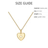 18K Gold Plated Double Heart Pendant Necklace