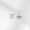 Sterling Silver Butterfly Stud Earrings