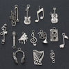 Antique silver music series pendant accessories